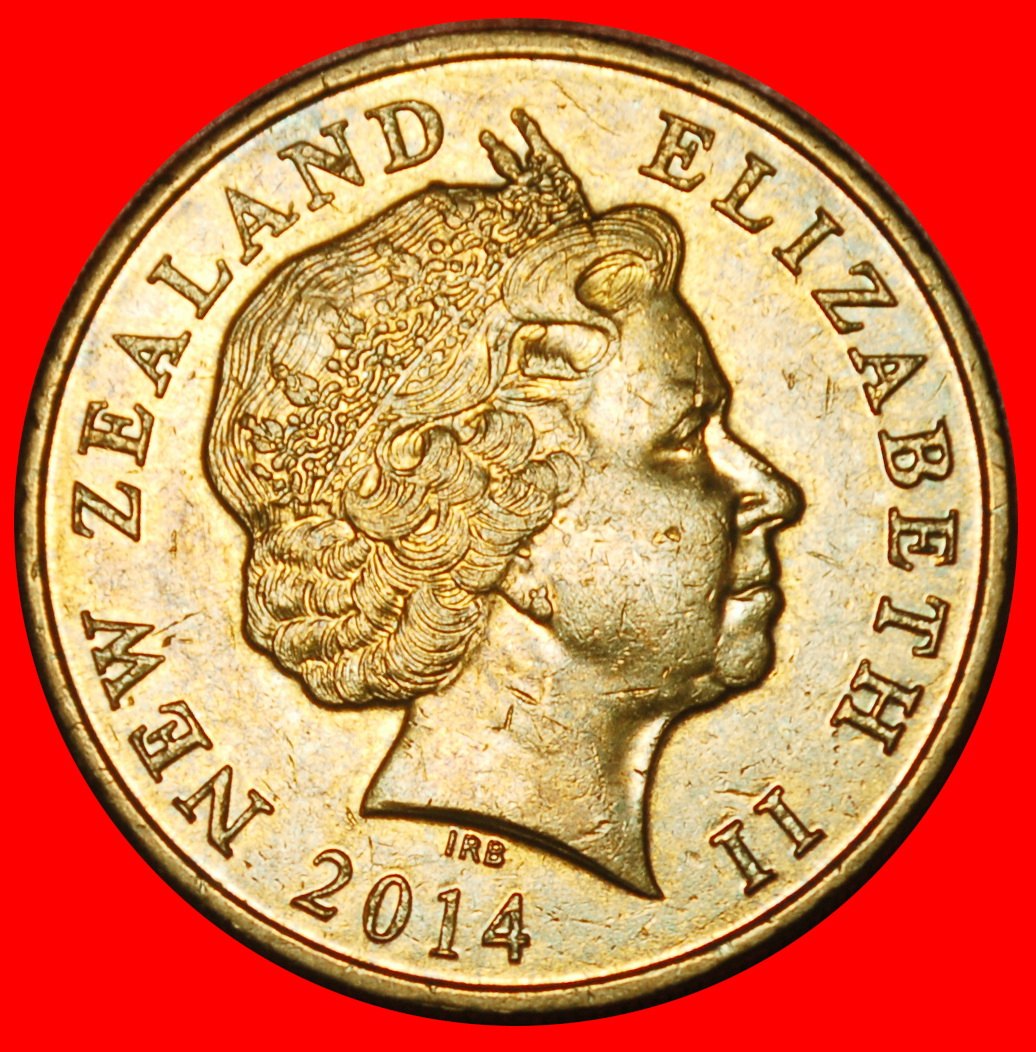  Ⰶ GREAT BRITAIN (1999-2022): NEW ZEALAND★2 DOLLARS 2014 ELIZABETH II (1953-) LOW START ★ NO RESERVE!   