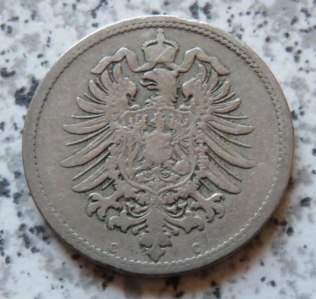  Kaiserreich 10 Pfennig 1876 C   