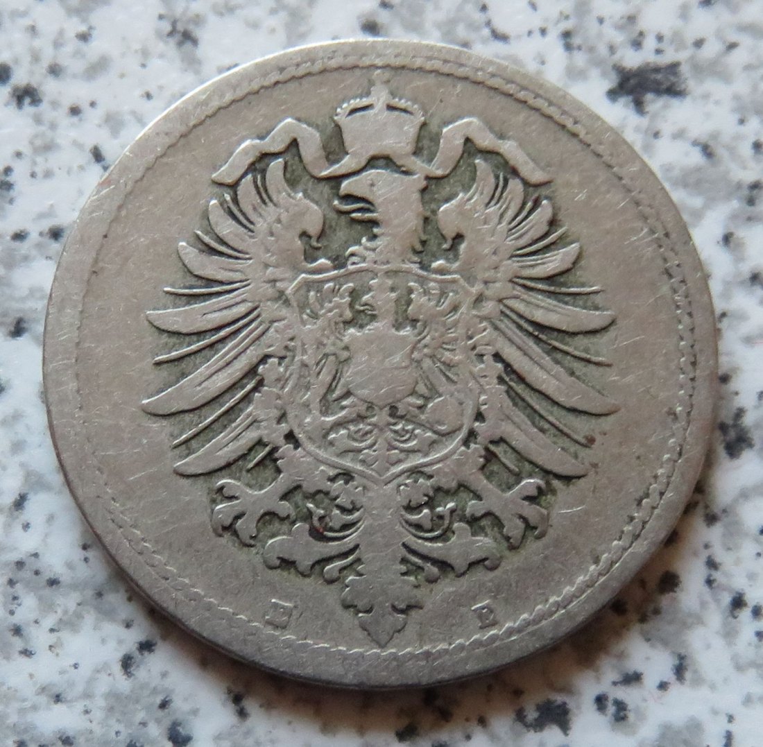  Kaiserreich 10 Pfennig 1888 E   