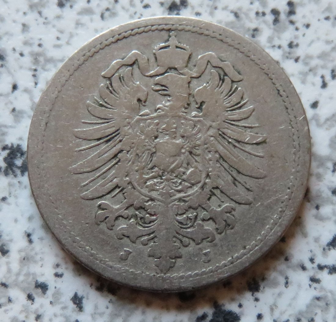  Kaiserreich 10 Pfennig 1888 J   