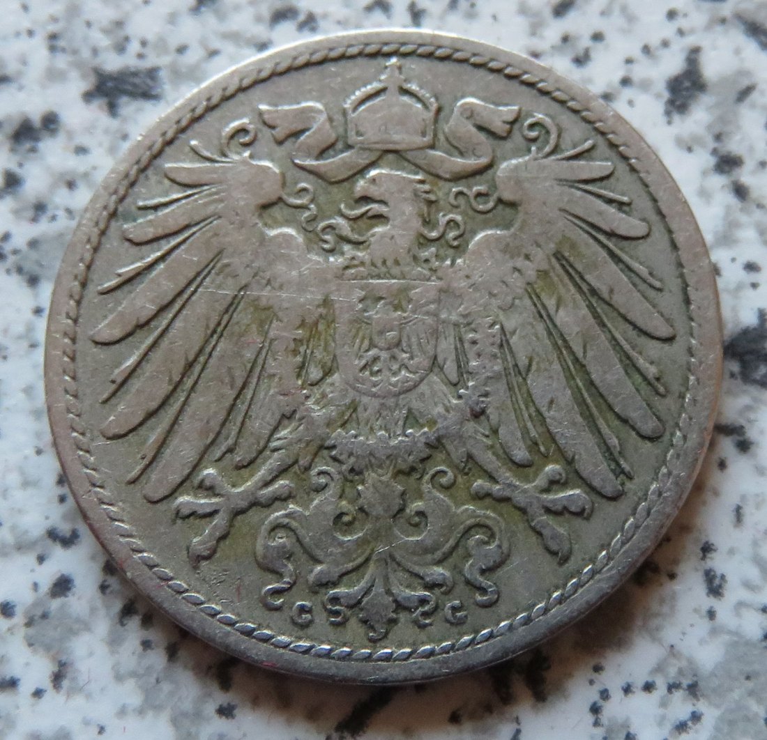  Kaiserreich 10 Pfennig 1893 G   