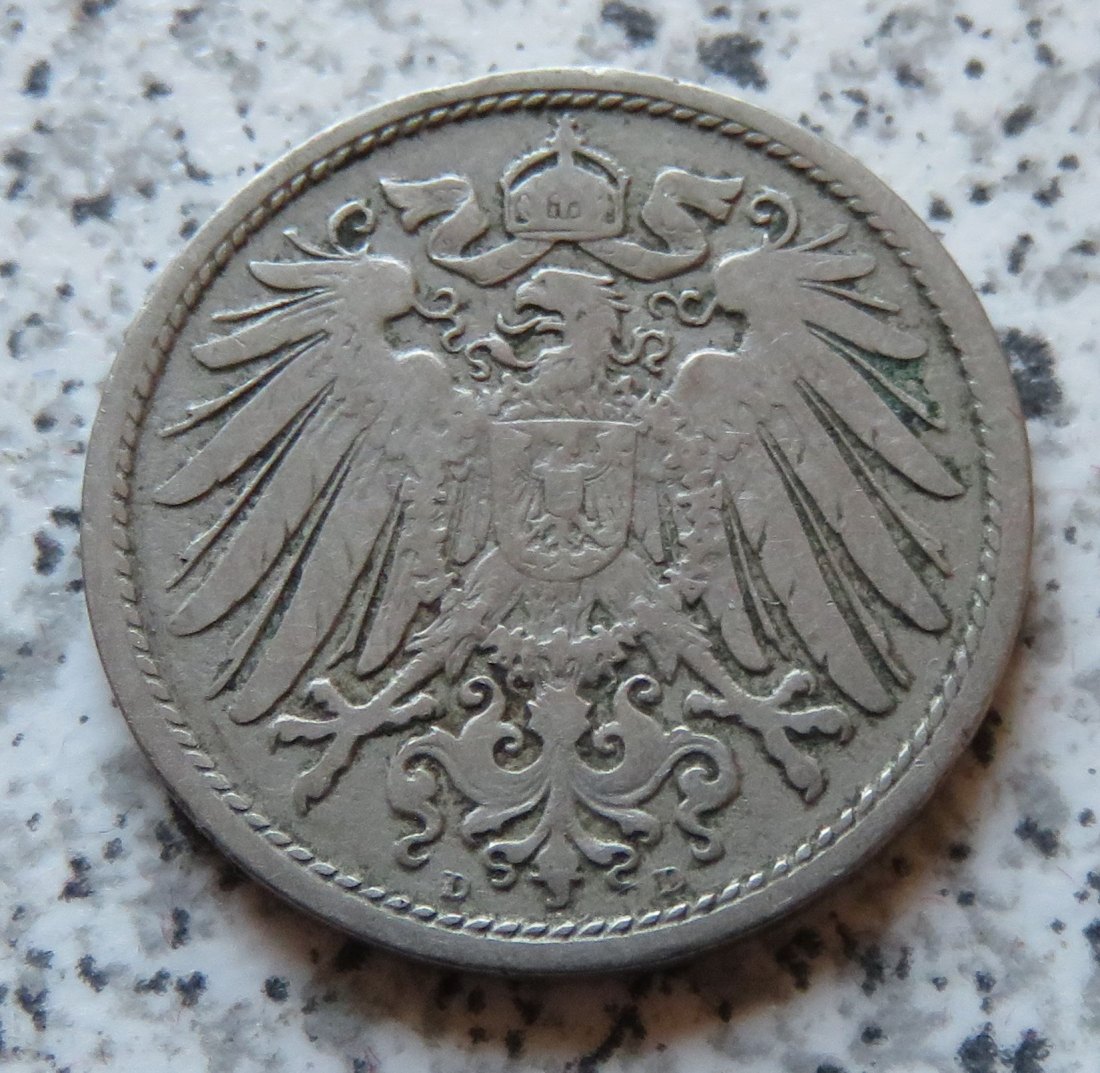  Kaiserreich 10 Pfennig 1896 D   