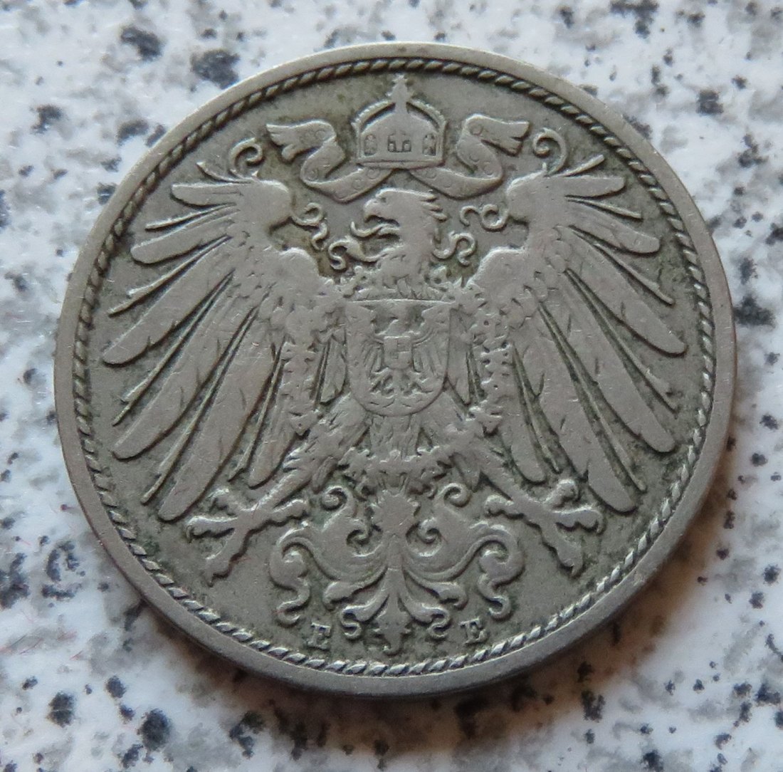  Kaiserreich 10 Pfennig 1896 E   