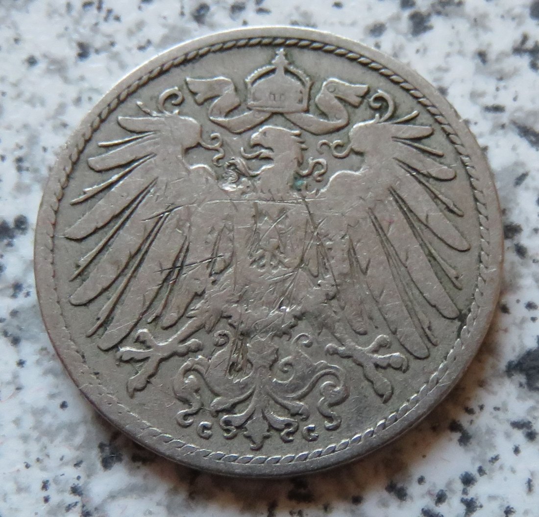  Kaiserreich 10 Pfennig 1897 G   