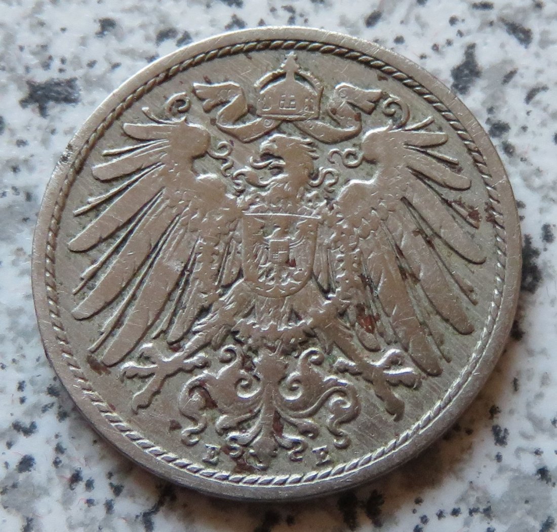  Kaiserreich 10 Pfennig 1898 E   