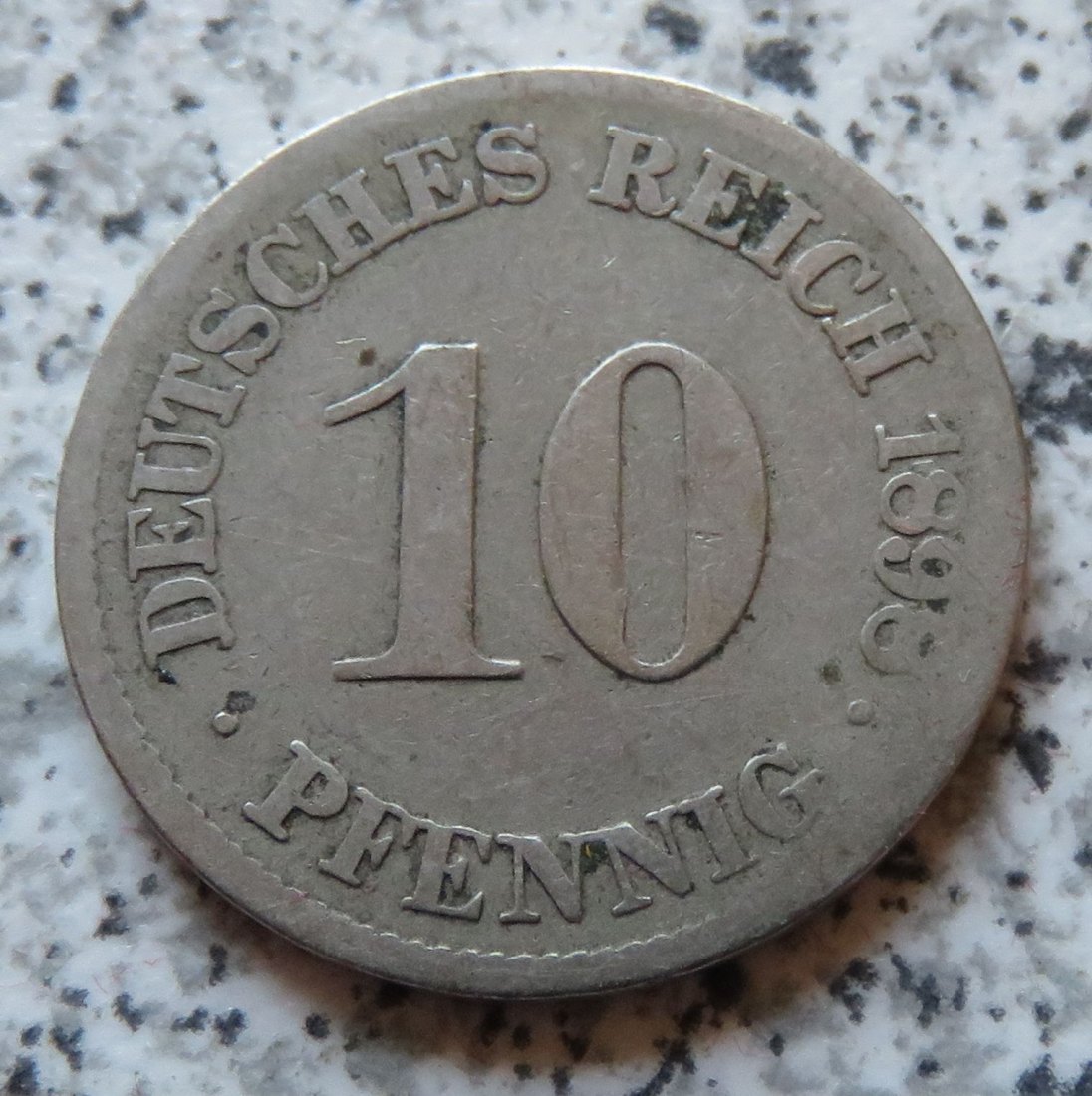  Kaiserreich 10 Pfennig 1898 J   