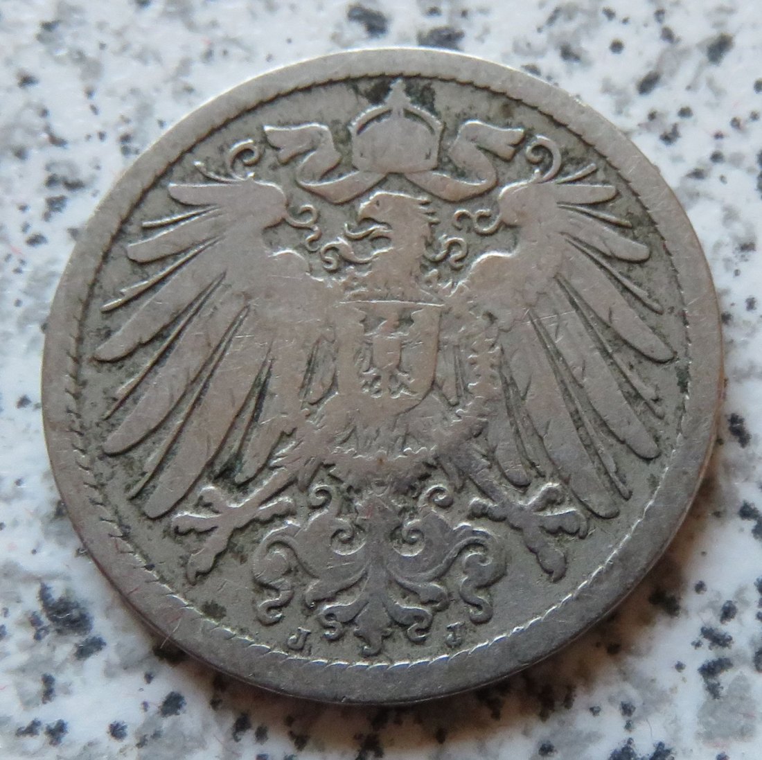  Kaiserreich 10 Pfennig 1898 J   