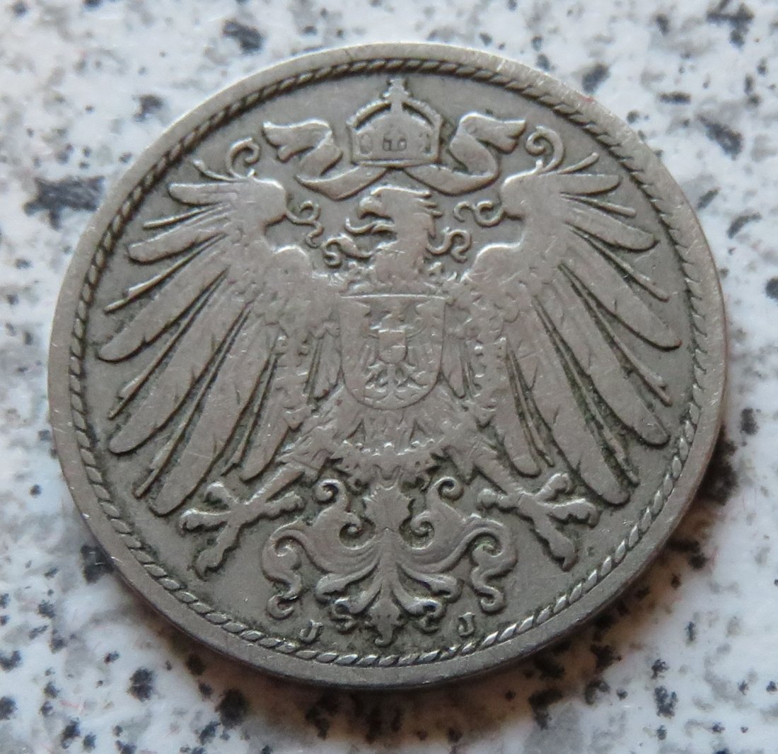  Kaiserreich 10 Pfennig 1900 J   