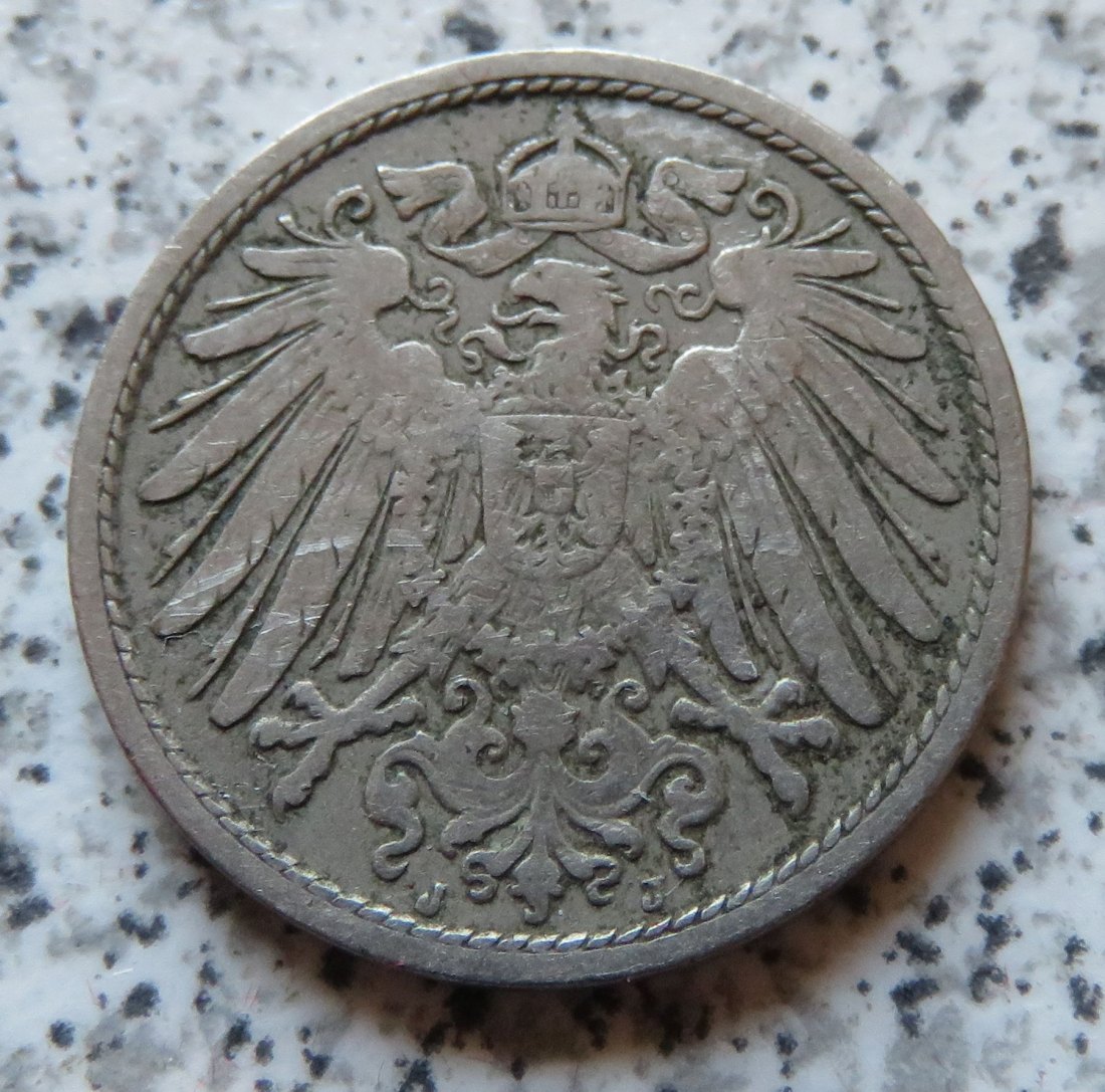  Kaiserreich 10 Pfennig 1901 J   