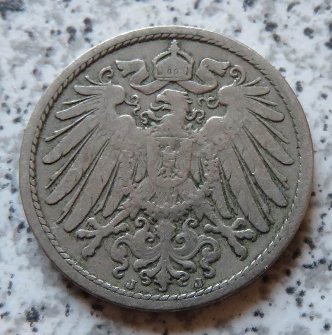  Kaiserreich 10 Pfennig 1901 J   