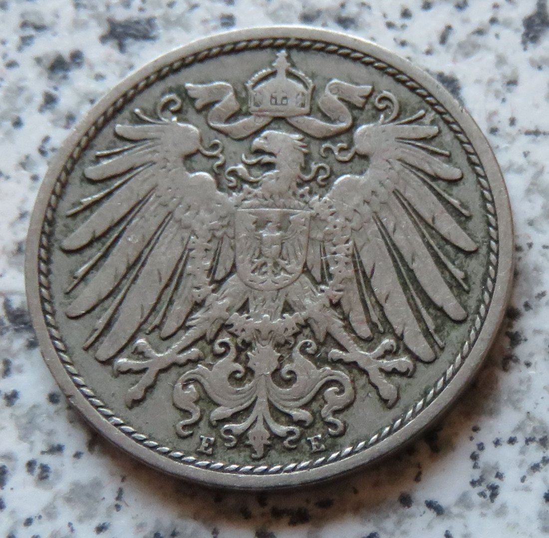  Kaiserreich 10 Pfennig 1904 E   