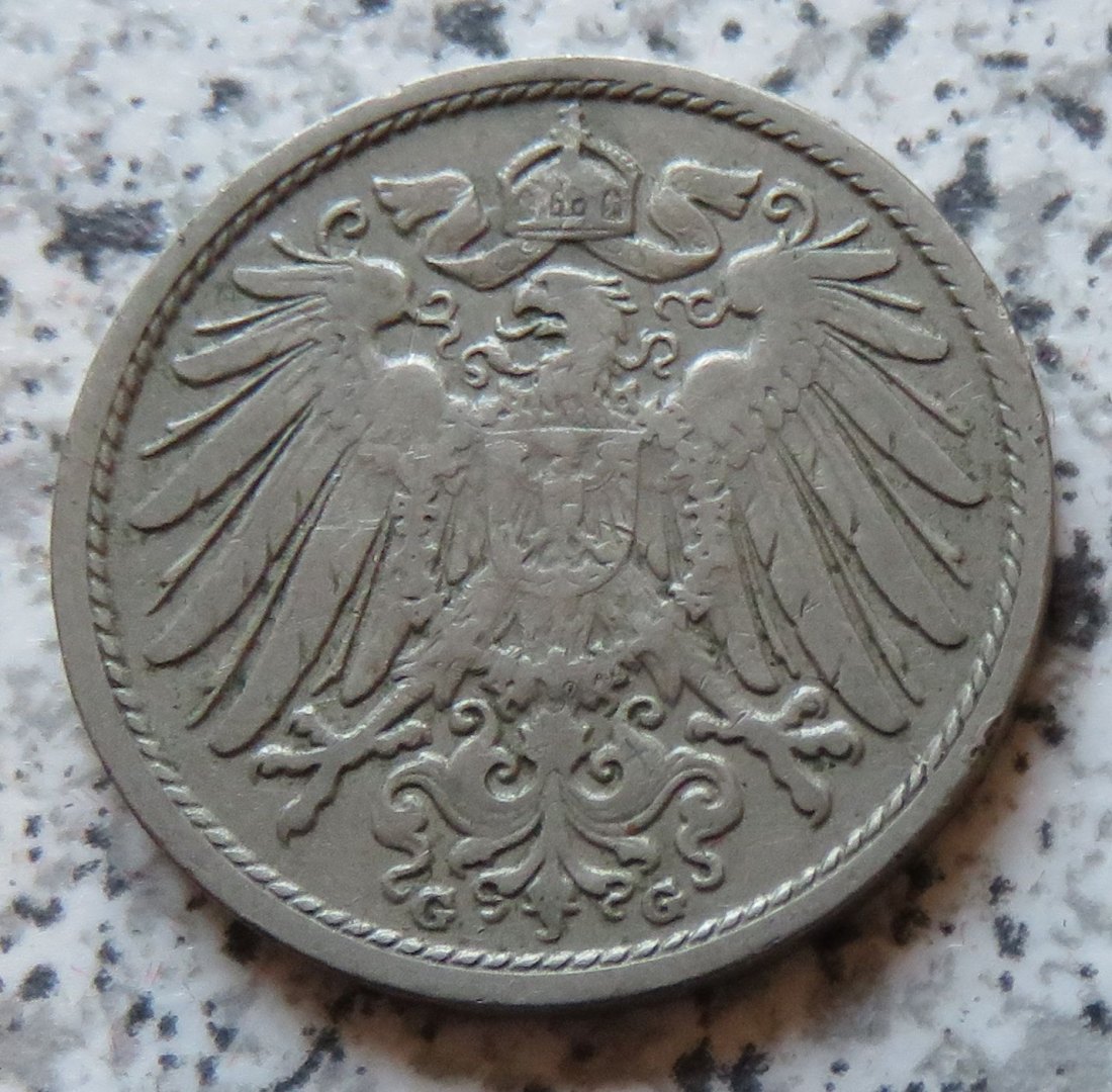  Kaiserreich 10 Pfennig 1904 G   