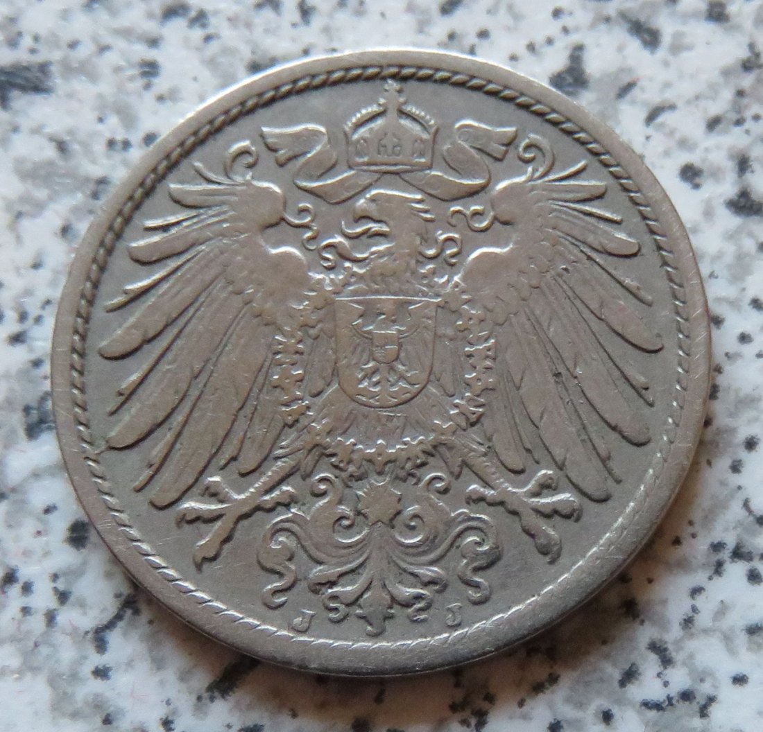  Kaiserreich 10 Pfennig 1904 J   