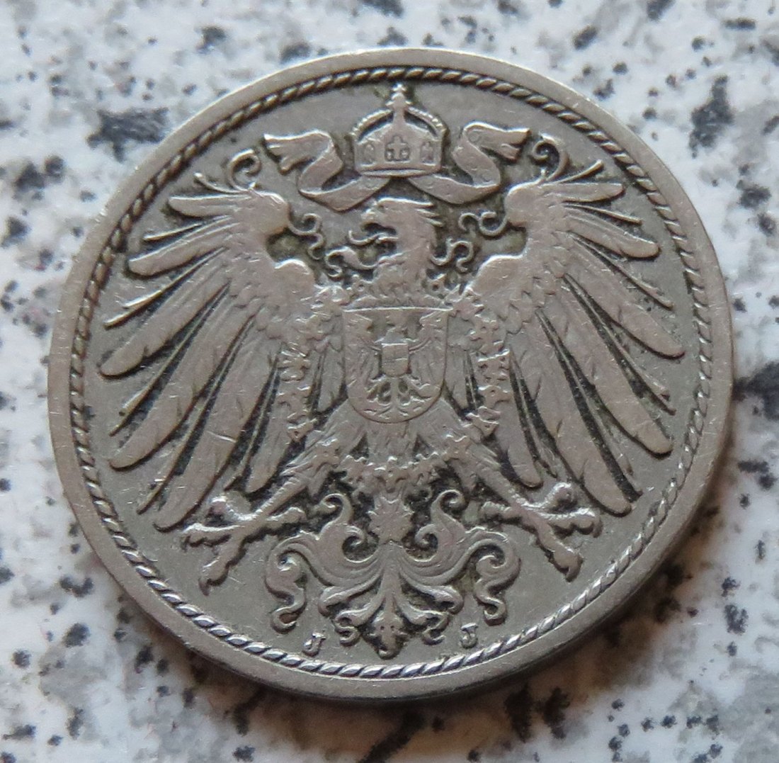  Kaiserreich 10 Pfennig 1905 J   