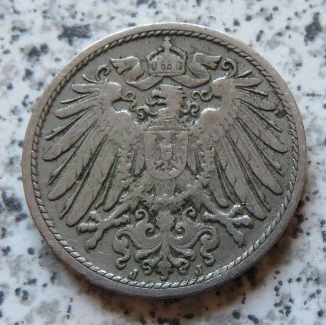  Kaiserreich 10 Pfennig 1906 J   