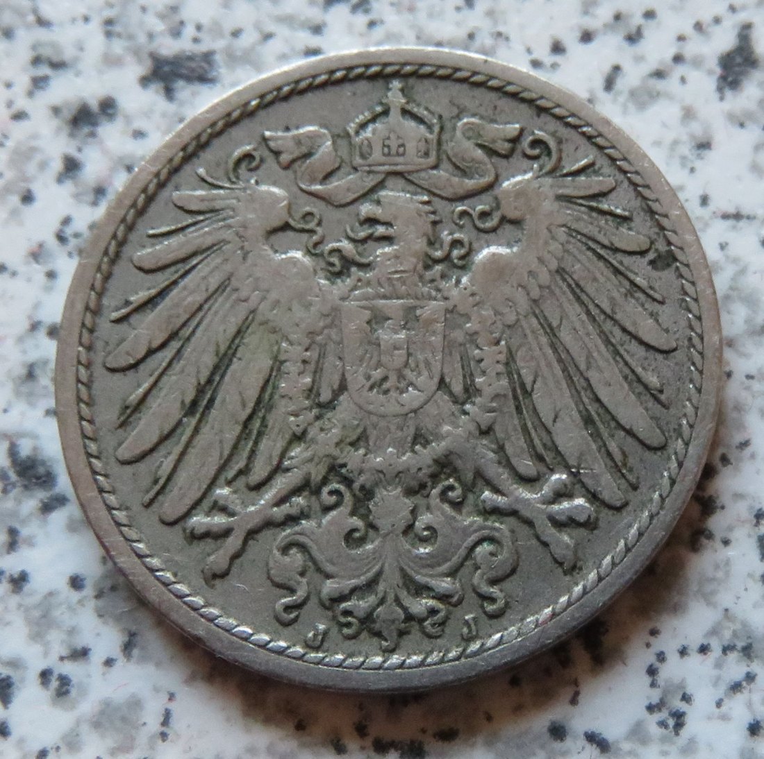  Kaiserreich 10 Pfennig 1906 J   