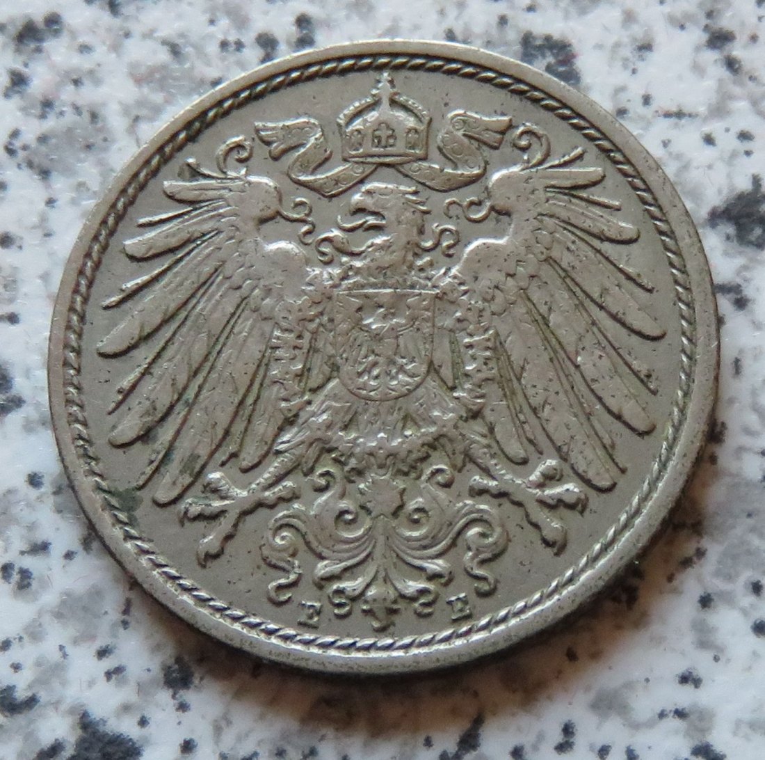  Kaiserreich 10 Pfennig 1907 E   