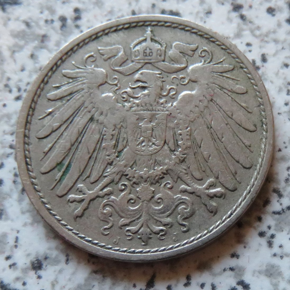  Kaiserreich 10 Pfennig 1909 J   