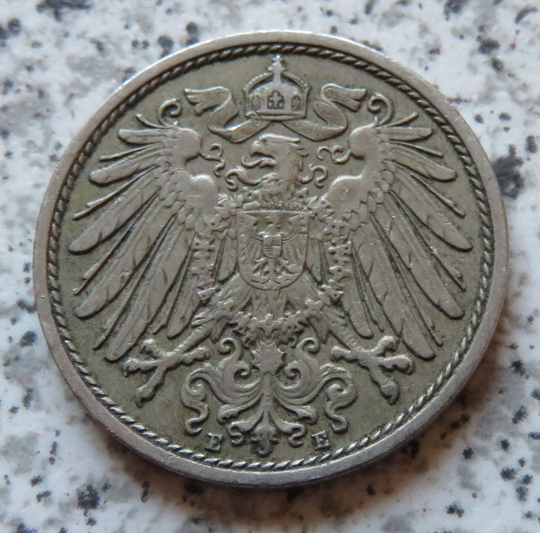  Kaiserreich 10 Pfennig 1910 E   