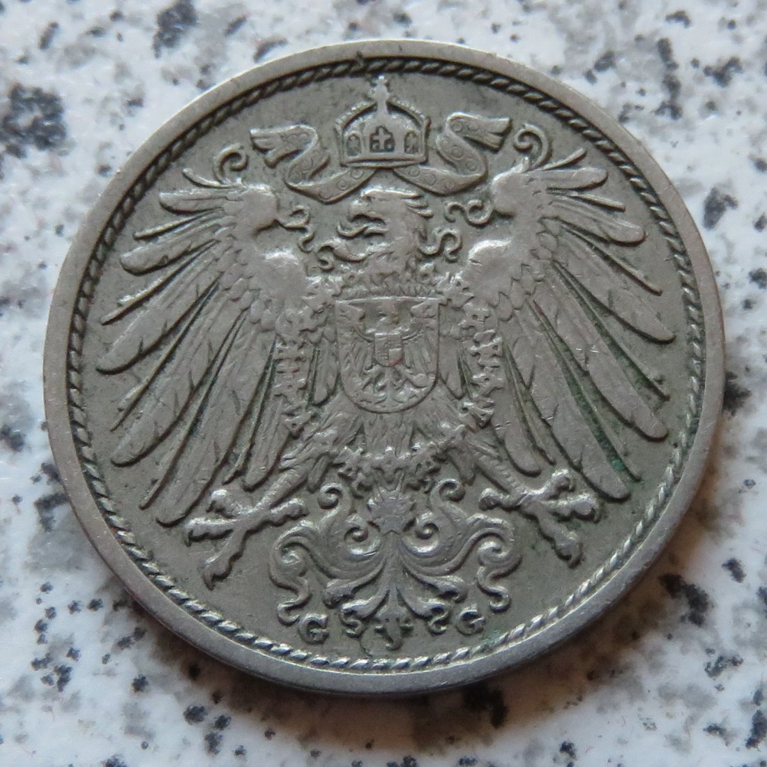  Kaiserreich 10 Pfennig 1911 G   