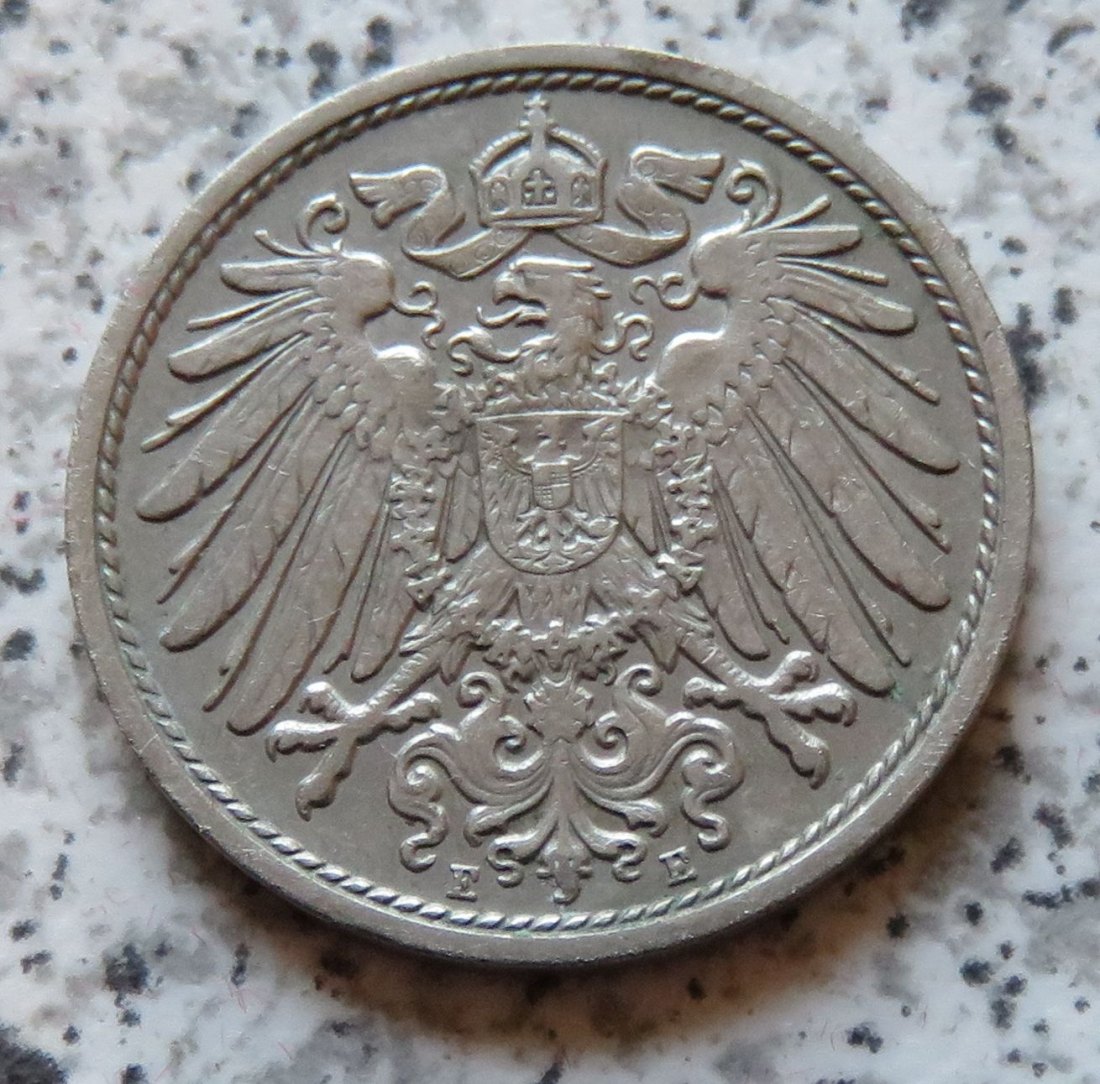  Kaiserreich 10 Pfennig 1912 E   