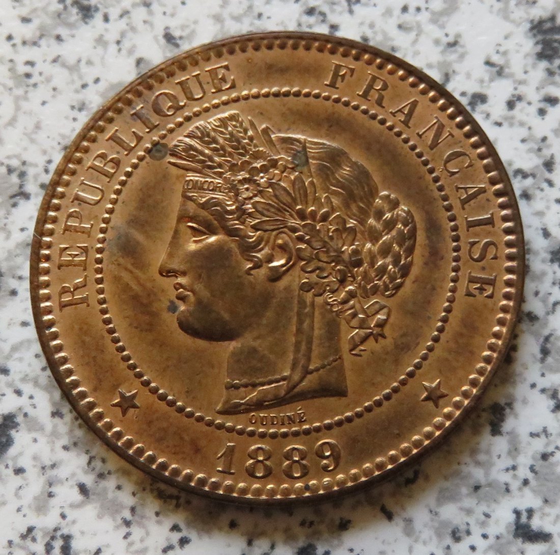  Frankreich 10 Centimes 1889 A   