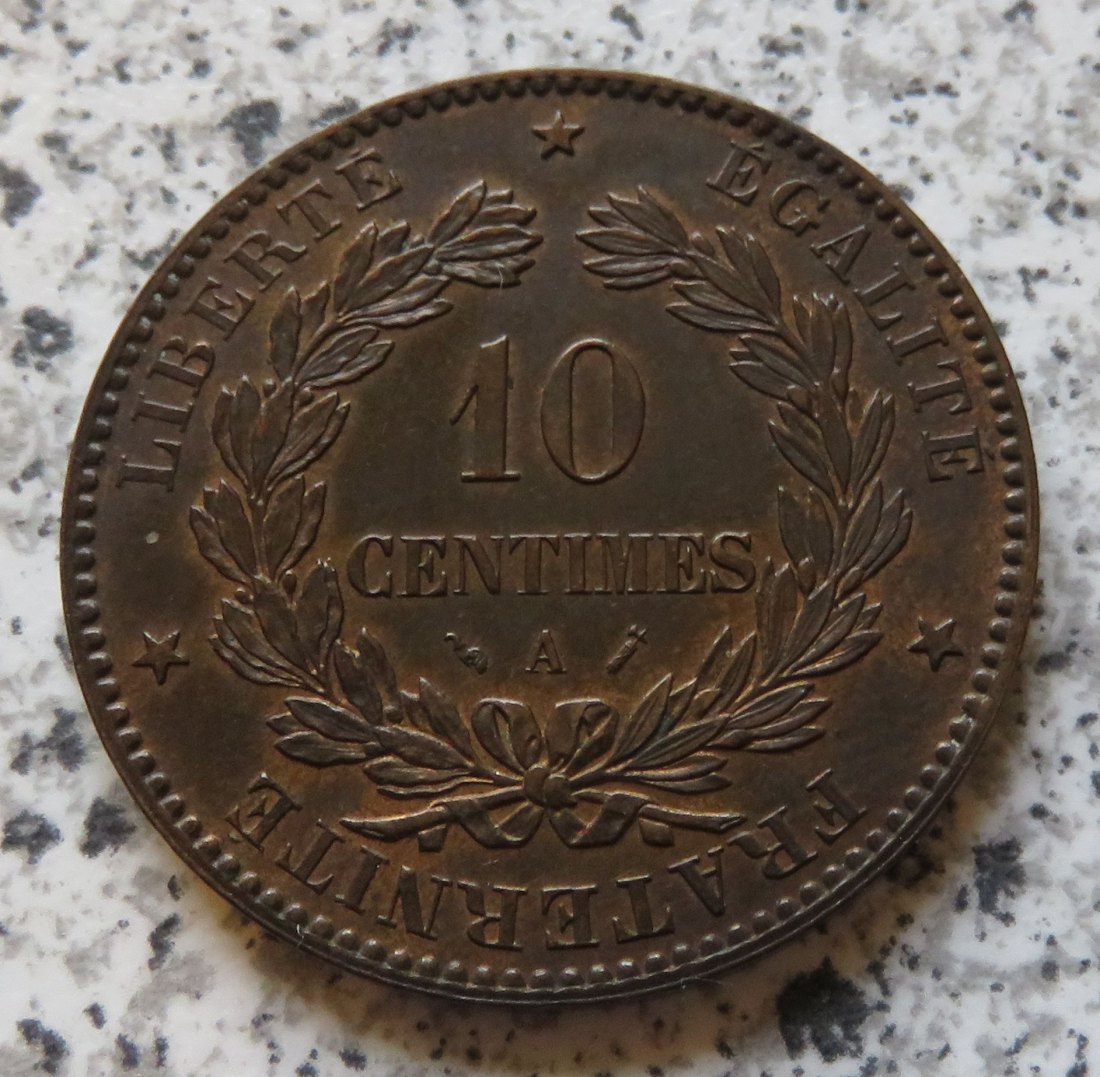  Frankreich 10 Centimes 1890 A   