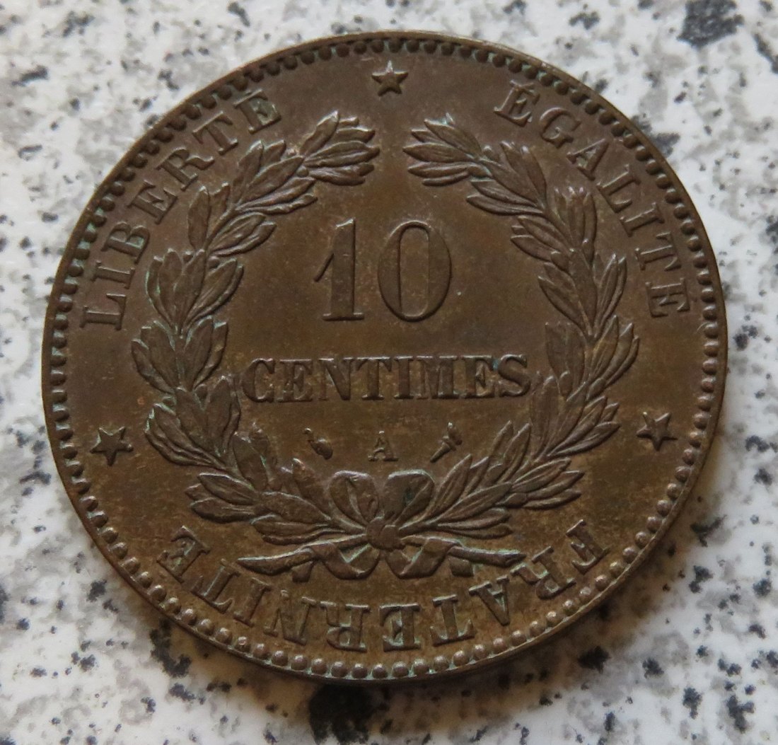  Frankreich 10 Centimes 1897 A   