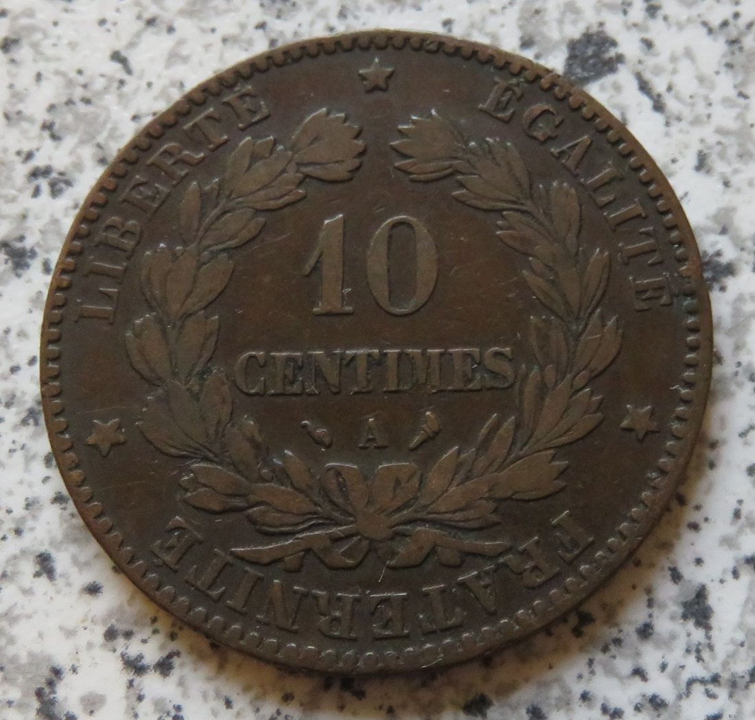  Frankreich 10 Centimes 1897 A   