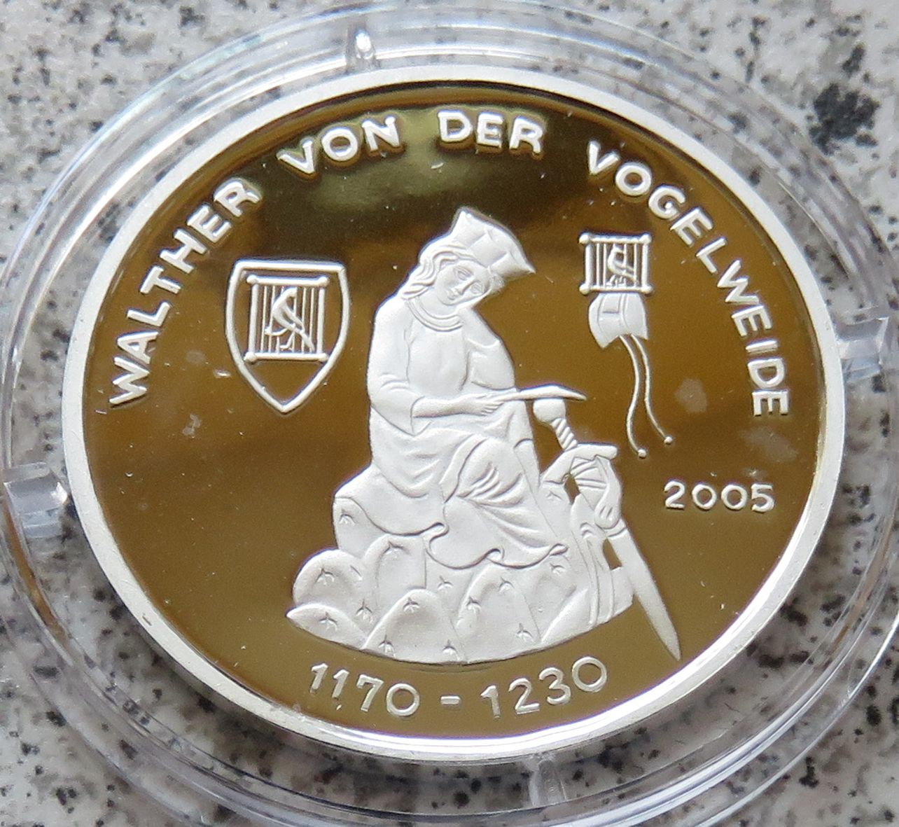  Benin 1000 Francs 2005 Walther von der Vogelweide   