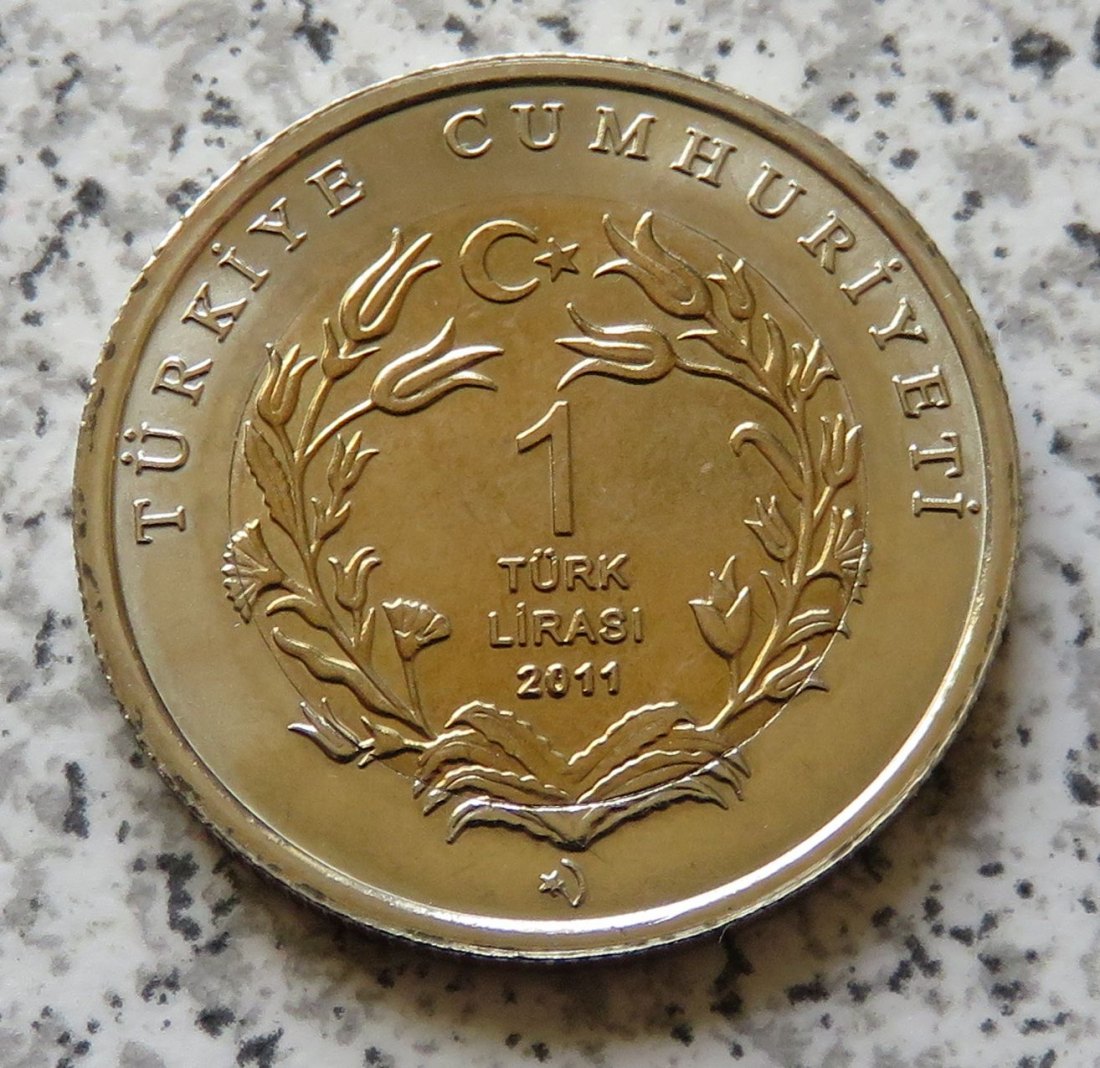  Türkei 1 Lira 2011 Asiatischer Löwe   