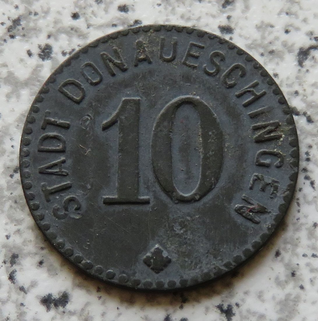  Donaueschingen 10 Pfennig 1917   