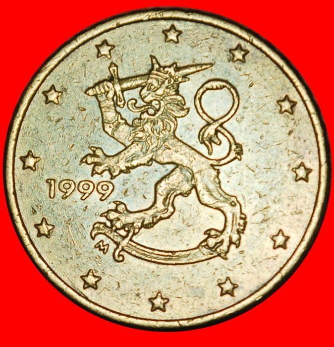  Ⰶ TWO SWORDS (1999-2024): FINLAND ★ 50 EURO CENTS 1999 NORDIC GOLD!★LOW START ★ NO RESERVE!   