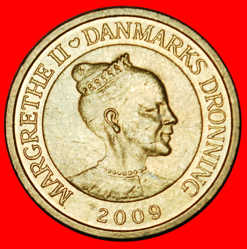  Ⰶ POLAR YEAR 2007-2009: DENMARK★10 CROWNS 2009 GREENLAND!MARGRETHE II. 1972-★LOW START ★ NO RESERVE!   