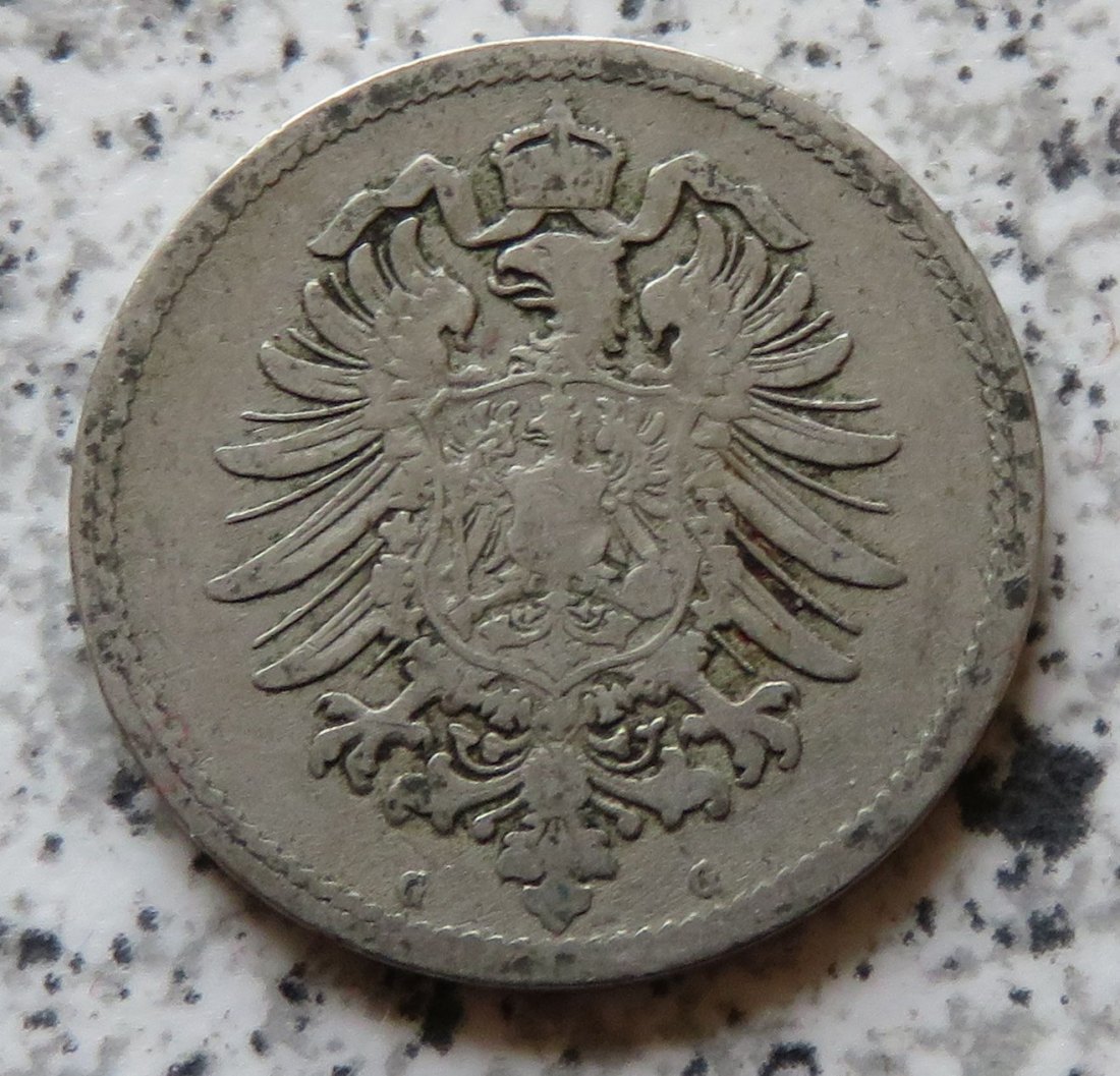  Kaiserreich 10 Pfennig 1873 G   