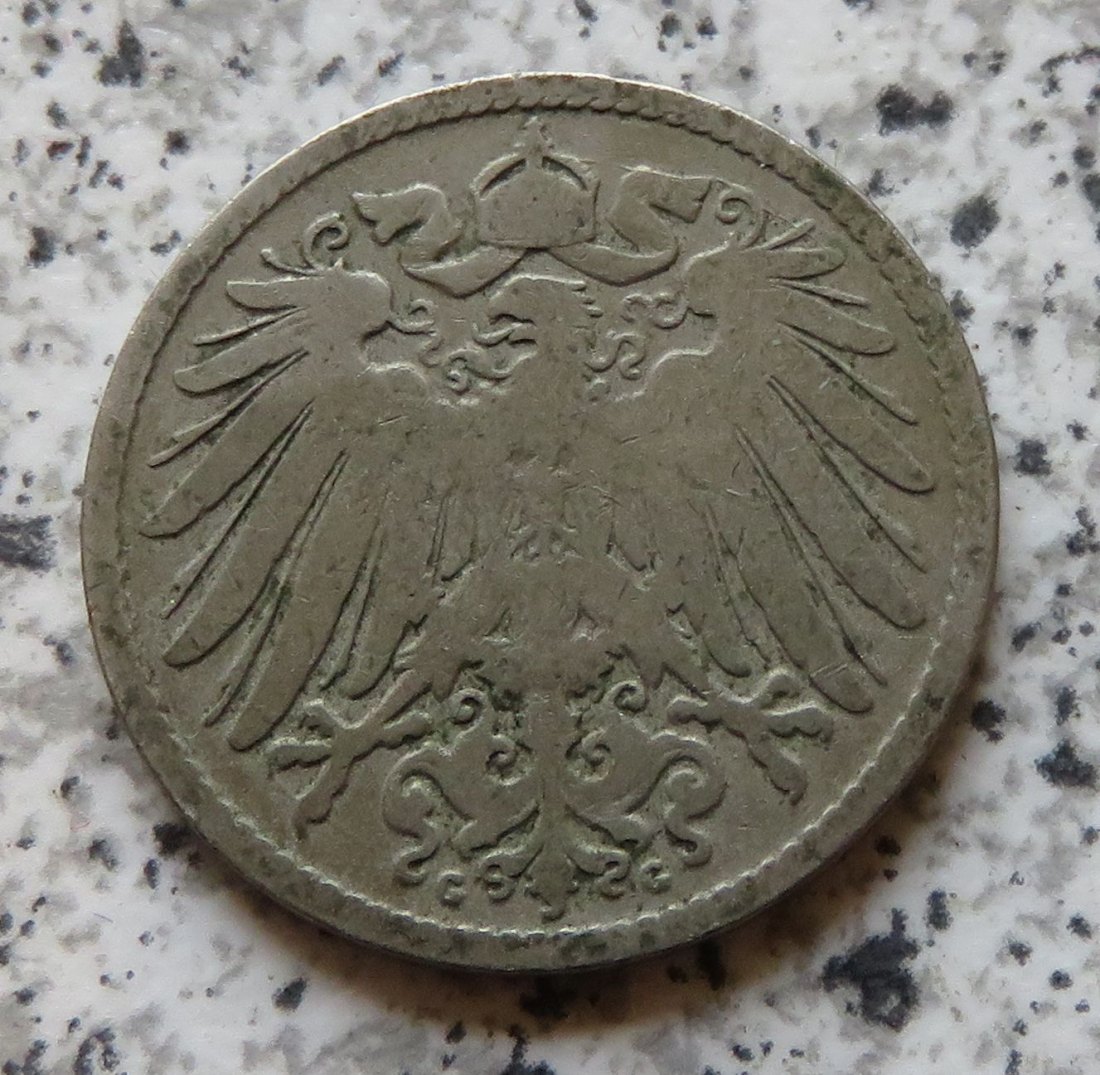  Kaiserreich 10 Pfennig 1890 G   