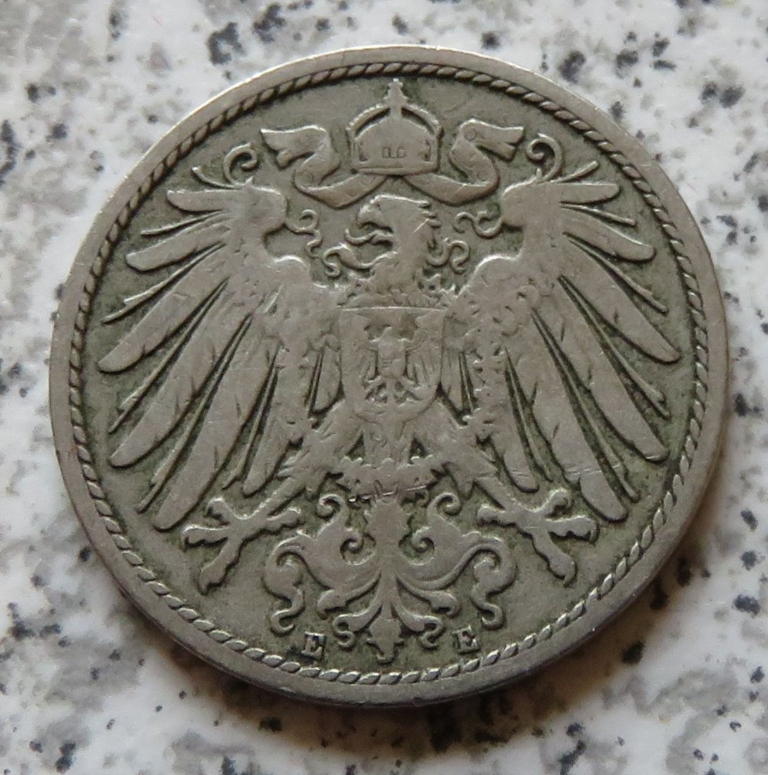  Kaiserreich 10 Pfennig 1896 E   