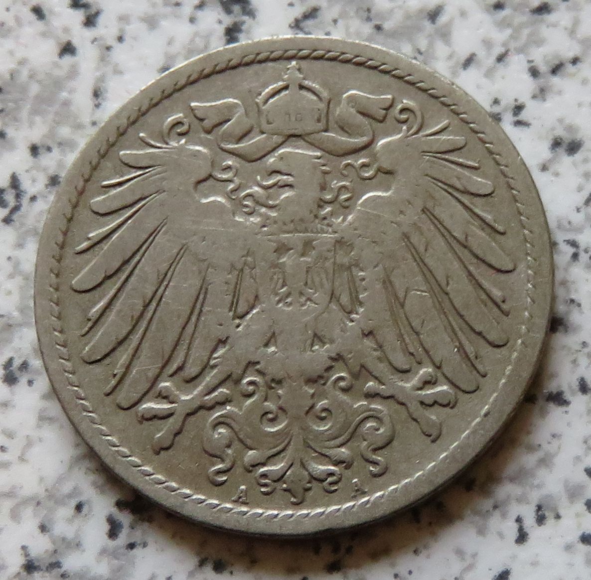  Kaiserreich 10 Pfennig 1897 A   