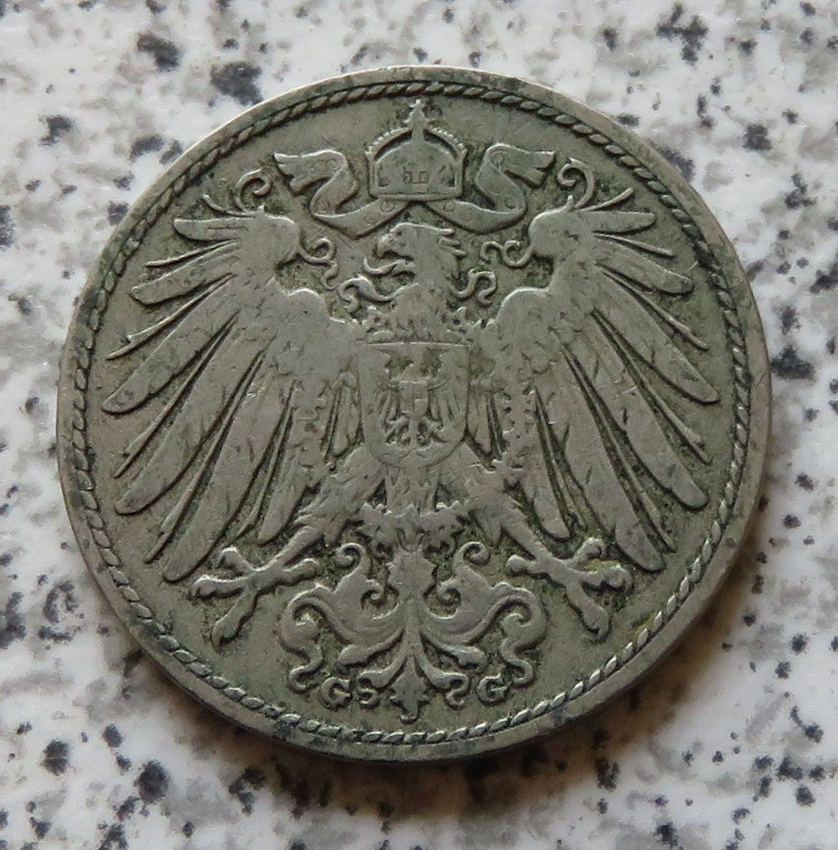  Kaiserreich 10 Pfennig 1897 G   