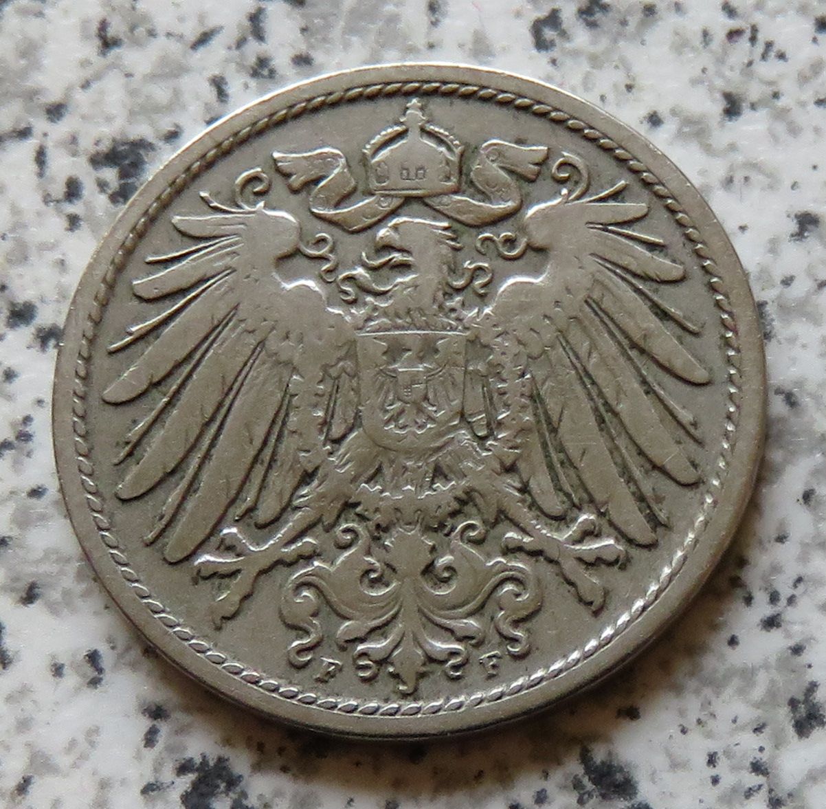  Kaiserreich 10 Pfennig 1898 F   