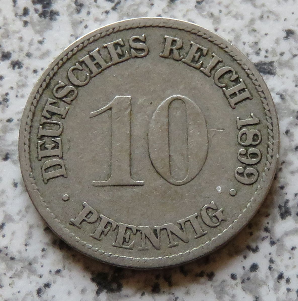  Kaiserreich 10 Pfennig 1899 G   