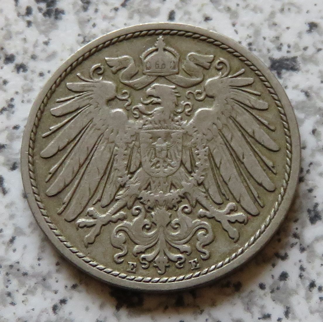  Kaiserreich 10 Pfennig 1902 E   