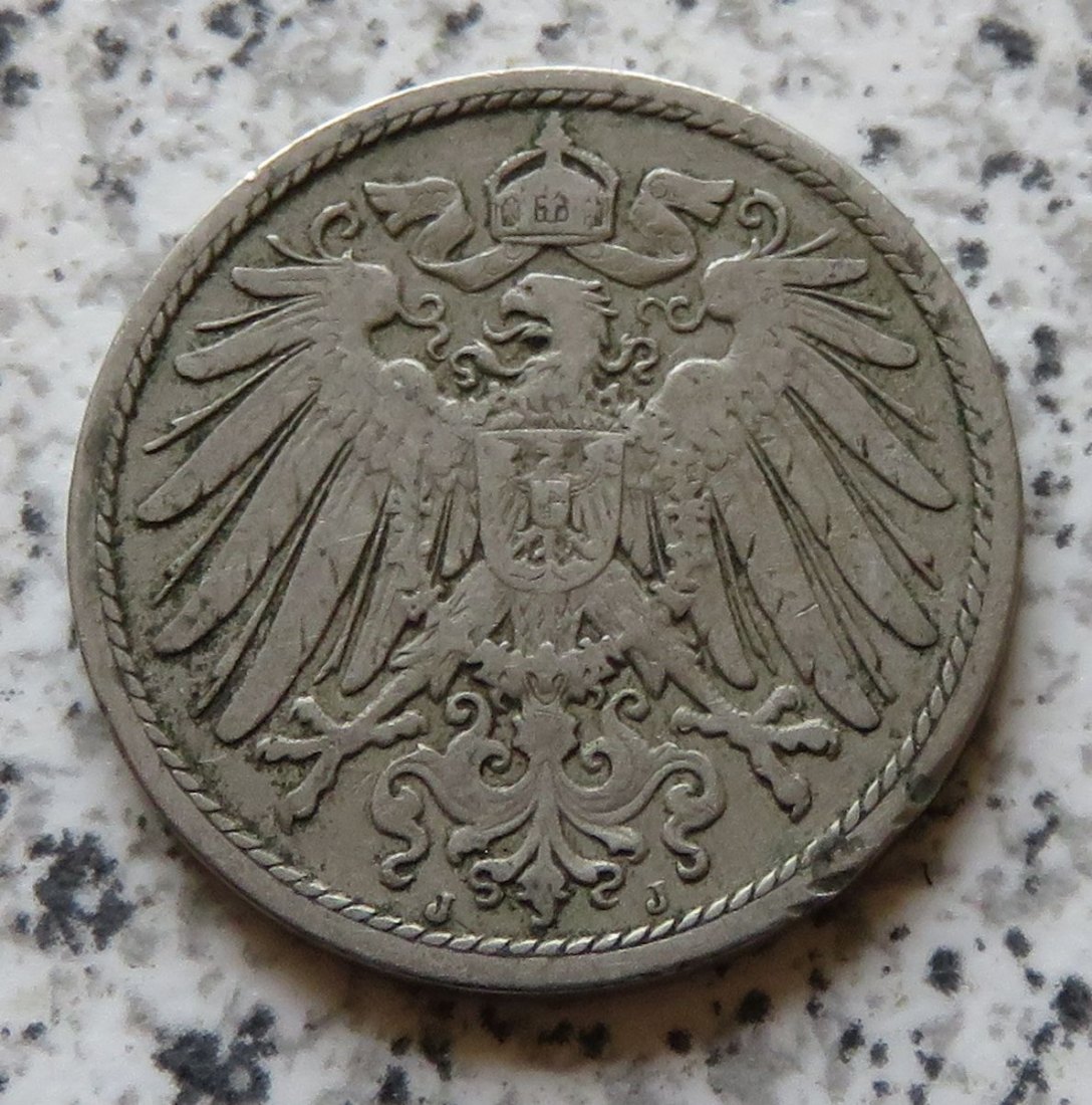  Kaiserreich 10 Pfennig 1902 J   