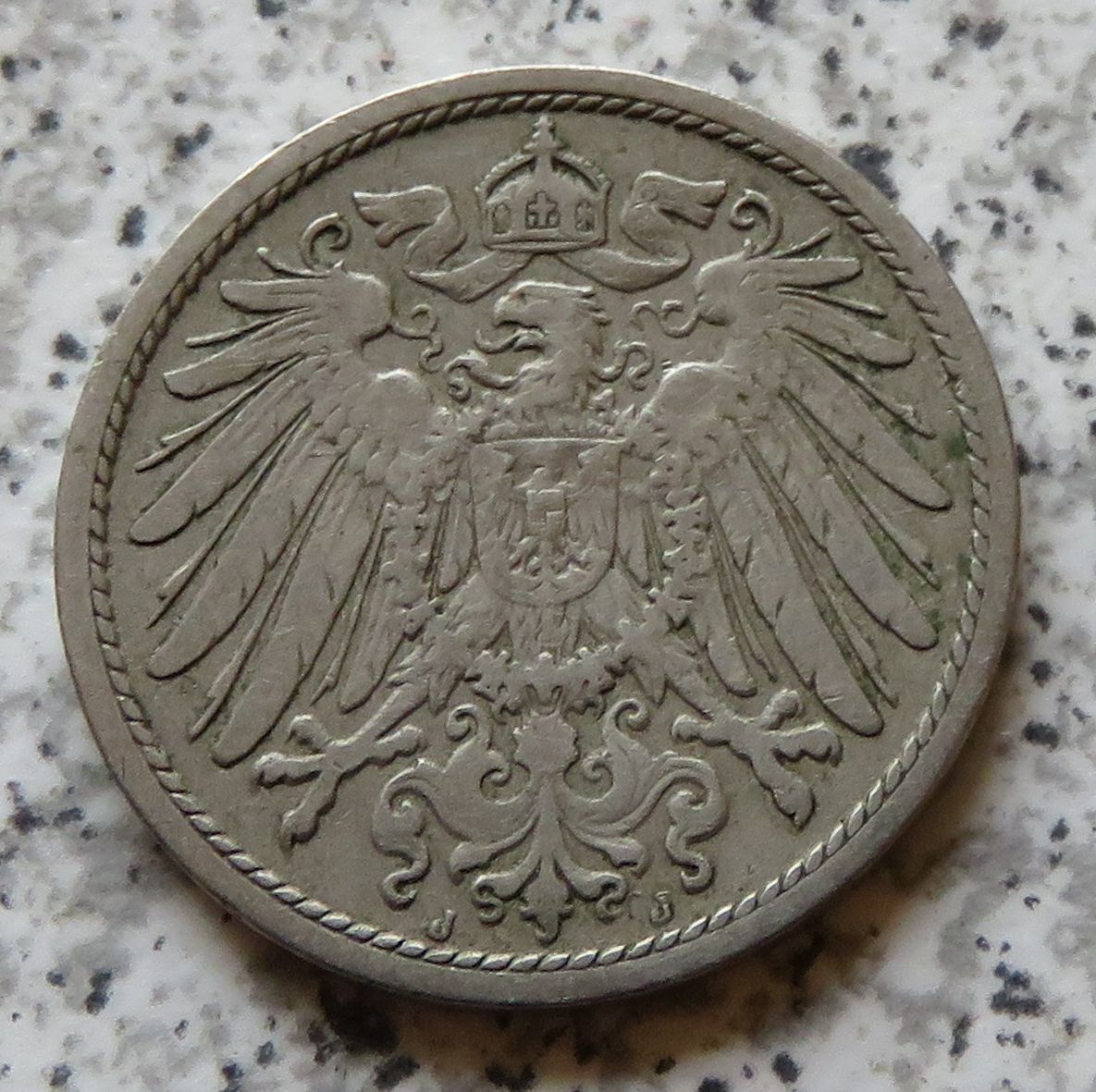  Kaiserreich 10 Pfennig 1902 J   