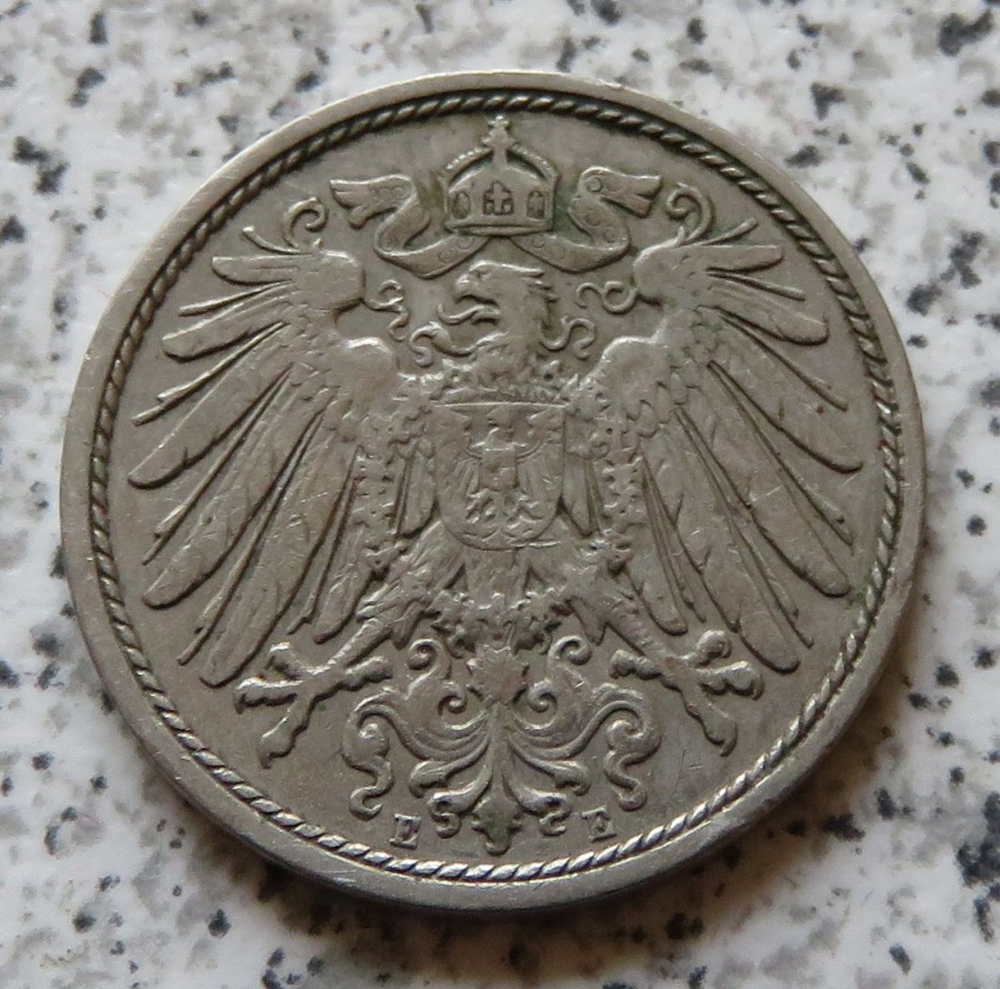  Kaiserreich 10 Pfennig 1907 E   