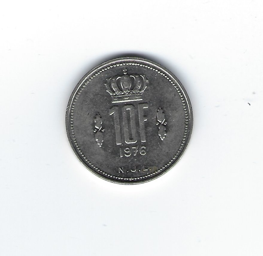  Luxemburg 10 Francs 1976   