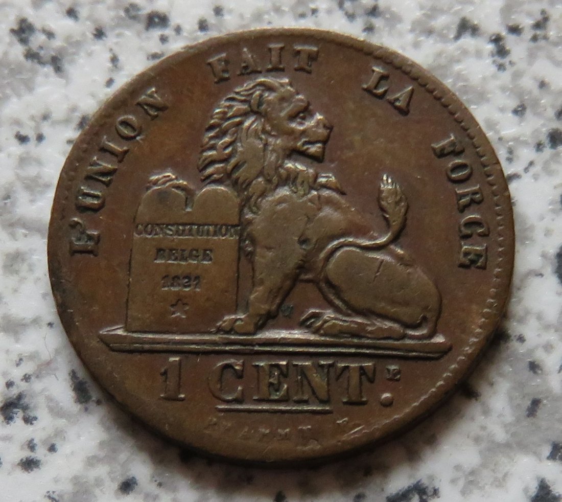  Belgien 1 Centime 1846   