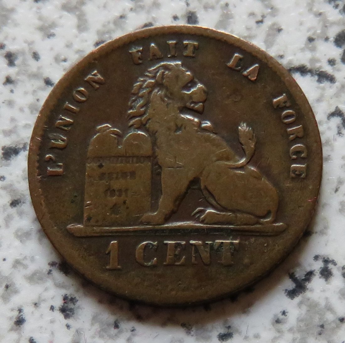  Belgien 1 Centime 1857   