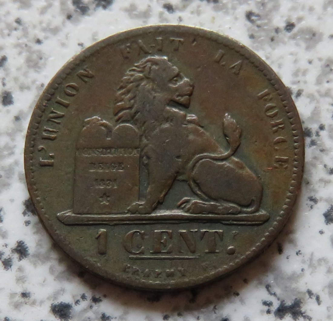  Belgien 1 Centime 1862   