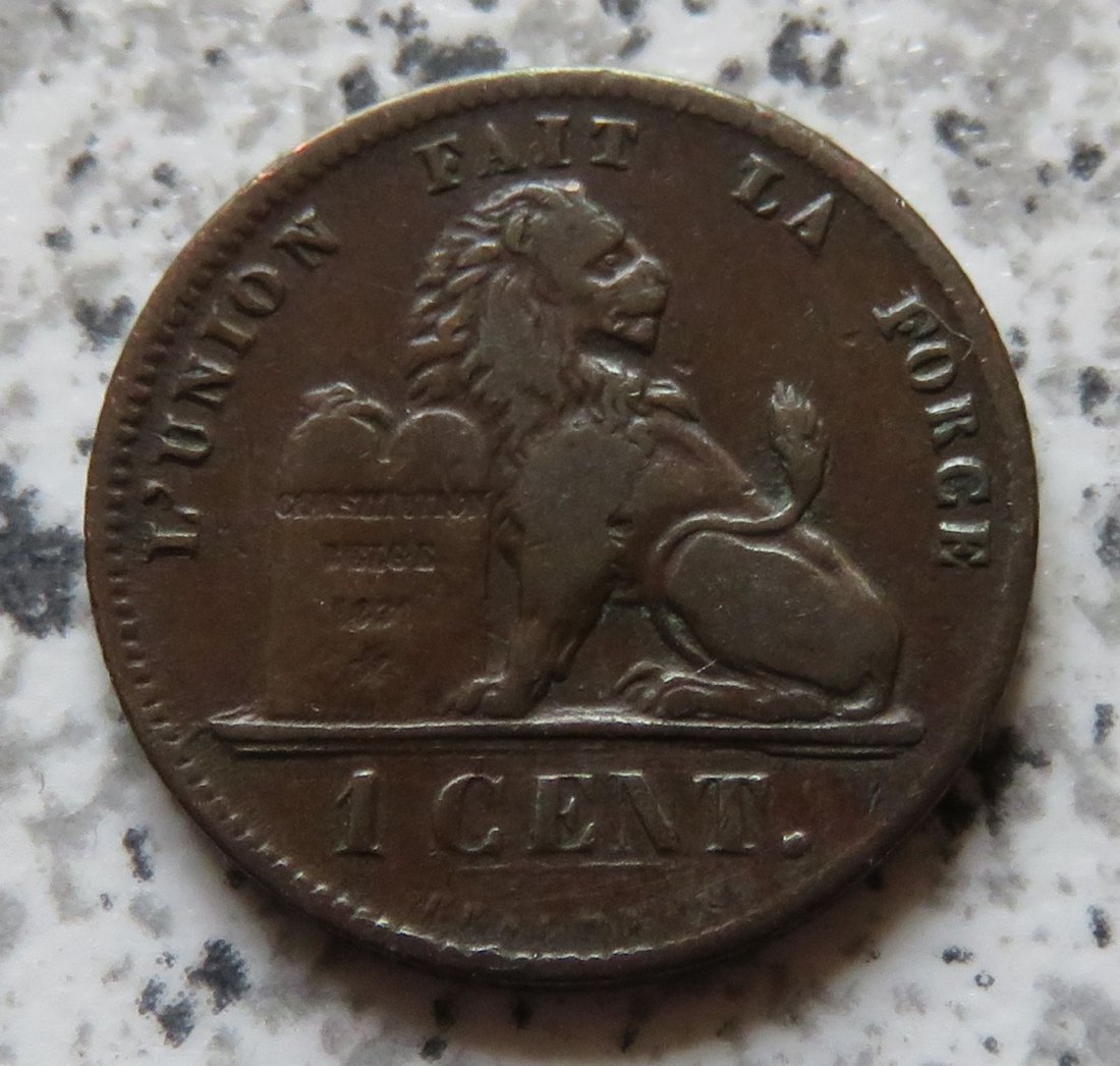  Belgien 1 Centime 1862   